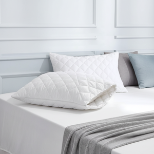 Kratos Series Quilted Jacquard Pillow Protector Waterproof 100% Polyester Machine Washable <b>Bed</b> Protection <b>Pad</b> Home Use Twin - Product Image 3