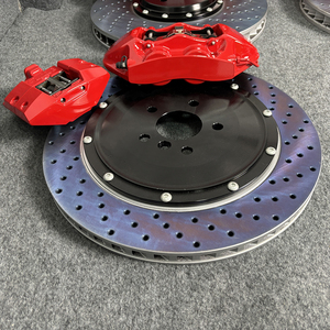 Pinzas de Freno HSL Aptas para Superdeportivos, Rojas, de 6 Pistones, con Discos de Ventilación Completamente Perforados para <span class=keywords><strong>Koenigsegg</strong></span> <span class=keywords><strong>Jesko</strong></span>, Gemera, Sadair, Spear, CC850 - Product Image 1