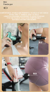 Fascia de mano de bolsillo, músculo deportivo eléctrico con bolsa de transporte, terapia de percusión, tejido profundo, Mini pistola de masaje inalámbrica, masajeador corporal - Product Image 4