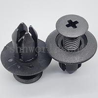 100 pièces/sac, clip en plastique pour Mazda, Ford, 09251833, M45556143, W705845S300