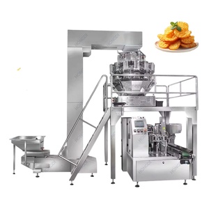 เครื่องชั่งและบรรจุภัณฑ์อัตโนมัติเต็มรูปแบบสำหรับมันฝรั่งทอด ข้าวโพดทอด และถั่วต่างๆ - Product Image 2