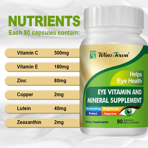 Suplementos vitamínicos y minerales Winstown Eye Supplements, suplemento de luteína para los ojos, cápsulas de luteína para el cuidado de los ojos - Product Image 4