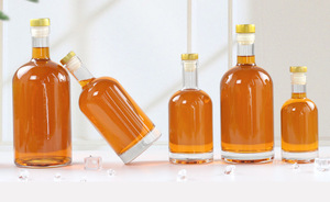 Botella de vino vacía con corcho, 200ml, 500ml, 750ml, Vodka, Gin, whisky, <span class=keywords><strong>barato</strong></span> - Product Image 2
