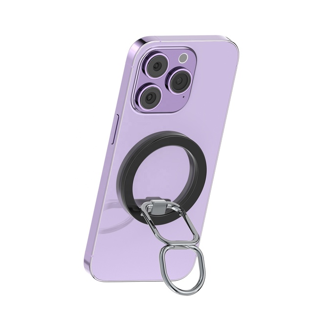 Xunhao Hot Sale Adjustable Magnetic N52 Magnet Finger Ring Holder 360 Degree Rotating Aluminum Alloy Universal Mobile Phone Grip