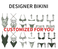 JYJ Designer Badkleding Bekende Merken Badpakken Op Maat Gemaakt Zwemkleding String Bikini Bloemige Zwemkleding Bikini Sets voor Vrouwen