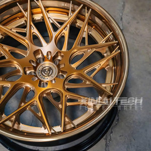 ล้อออฟโรดแบบฟอร์จทรงลึกขอบเงิน XINLAI ผลิตตามสั่ง พร้อม ET 20 มม. สำหรับรถ 4x4 และรถกระบะแบบคัสตอม - Product Image 4