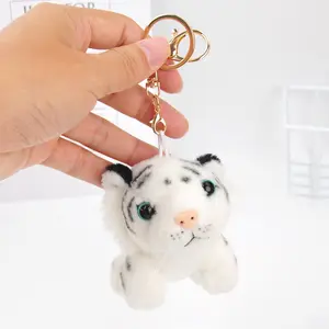 Супер мини симулятор тигра брелок с леопардовым принтом плюшевая подвеска панда плюшевая игрушка Рекламные подарки брелок