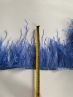 Menthe couture tissu ruban frange plumes d'autruche garniture pour bricolage artisanat vêtements robe Costume accessoire fête maison mariage décor