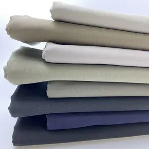 Chất Lượng Cao 260gsm Không Thấm Nước Có Thể Thêm Chất Rắn Đồng Bằng Hai Mặt Nặng 100 Vải Bông Vịt Vải Cho Áo Phông - Product Image 1