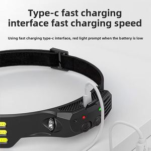 Linterna Frontal LED Ultra Brillante con Sensor de Movimiento, Impermeable IP65, Portátil, Regulable, de Iones de Litio, para Pesca Nocturna, Camping, Larga Duración - Product Image 5