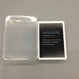 Juego de Cartas Personalizado con Caja para Impresión en Papel, Temas Divertidos para Conversar, <span class=keywords><strong>Preguntas</strong></span> para Jugar en Equipo - Product Image 4