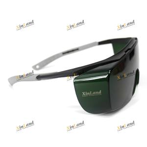 医療用レーザー脱毛治療用OD4 + OD6 + IPL 200-2000nmポリカーボネートアンチフォグフルフレームレーザー安全メガネ - Product Image 3