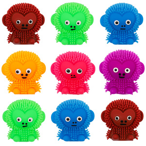 Juguetes <span class=keywords><strong>de</strong></span> peluche con forma <span class=keywords><strong>de</strong></span> <span class=keywords><strong>mono</strong></span>, multicolor, para aliviar el estrés, juguetes sensoriales suaves y púas para niños, recuerdos <span class=keywords><strong>de</strong></span> fiesta. - Product Image 4