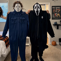 Pyjama d'Halloween unisexe à manches longues et à capuche, style cosplay effrayant, combinaison de pyjama d'Halloween, vêtements de détente, vente en gros