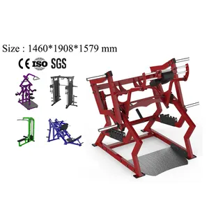 Best Quality Steel Commercial Gym Equipment/Fitness Equipment Exercise Machine Plate Loaded Squat Machine