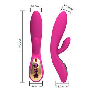 Vendita calda USB ricaricabile stimolatore clitorideo spinta orgasmo vibrazioni del pene massaggiatore ricarica magnetica bacchetta vibratore punto G - Product Image 4