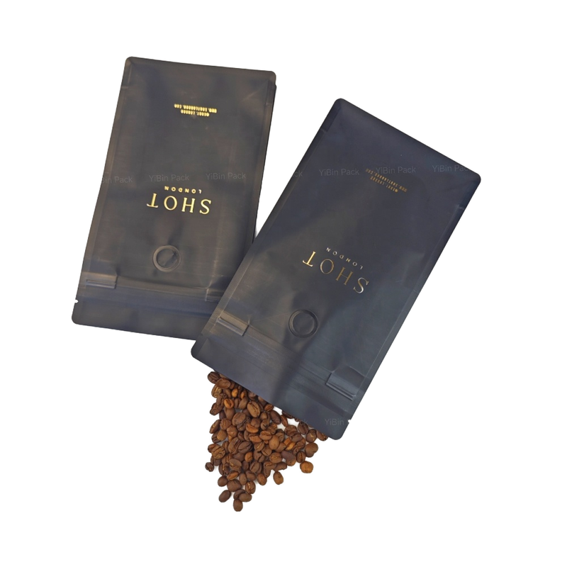 Custom Printed logo Matt Black Coffee