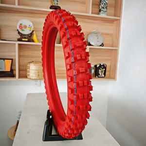 Pneu de <span class=keywords><strong>moto</strong></span> personnalisé en usine, couleur sur mesure, 90/90-21 XY-1616C, série Extreme-Level, avec bords de guidage de précision, pour le cross-country en <span class=keywords><strong>Alpes</strong></span> - Product Image 2