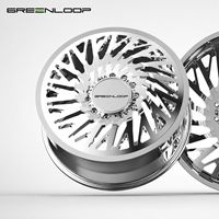 GREENLOOP 8x165.1 8x200 pour Ford F150 Silverado1500 22x8.25 24 26 28 pouces Jantes doubles pour pick-up en alliage forgé