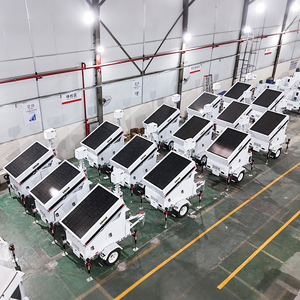 Tour de sécurité mobile alimentée au diesel et à l'énergie solaire avec caméras PTZ doubles 4G sans fil 4K 8MP en acier inoxydable, <span class=keywords><strong>vision</strong></span> nocturne et zoom 30X - Product Image 6