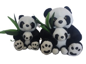Morbido Peluche Gigante di <span class=keywords><strong>Panda</strong></span>, <span class=keywords><strong>Panda</strong></span> Bianco e Nero con Stampa di Bambù e Zampe, Peluche <span class=keywords><strong>da</strong></span> Collezione per Bambini, Miglior Regalo per le Feste - Product Image 5