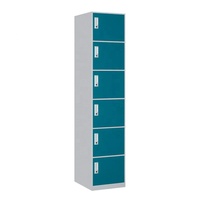 Casier de rangement polyvalent en acier à 6 couches Casier en métal moderne pour la maison, le bureau, l'école, le gymnase et l'hôpital Applications diverses