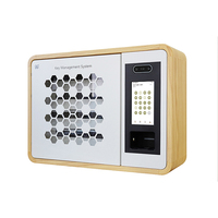 Boîte de rangement de clés de sécurité en métal durable 99+ avec serrure électronique à empreinte digitale et code, système de gestion des clés mural, modèle VG-M, coffre-fort