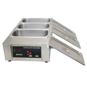 Commerciële Elektrische Tempering 4l Chocolade Smeltende Warmer Pot Chocolade Smeltmachine