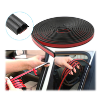 Bande d'Étanchéité en Caoutchouc pour Portière de Voiture, Protection Anti-Collision, Isolation Phonique Type B, 5M