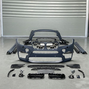 Vente chaude produit Kit de carrosserie pour <span class=keywords><strong>Bmw</strong></span> <span class=keywords><strong>X5</strong></span> <span class=keywords><strong>F15</strong></span> mise à niveau vers X5M Style Auto modifié accessoires garde-boue pare-chocs Grille - Product Image 6