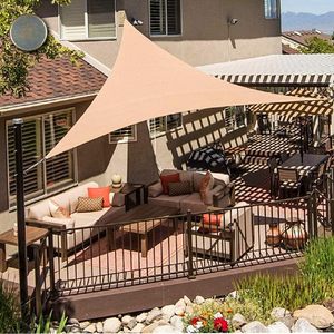 三角形矩形方形设计花园遮光布100% 原始HDPE户外遮光帆 - Product Image 5