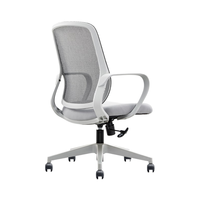 Chaise de bureau ergonomique moderne de luxe Chaise d'ordinateur pivotante confortable avec tissu maillé Chaise de bureau mobile confortable