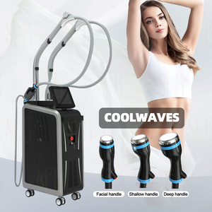 Nouvelle machine professionnelle de remodelage corporel et de lifting facial Onda Pro Coolwave à grand écran 24,50 MHz METOS B71 pour usage commercial et domestique avec 3 poignées - Product Image 3