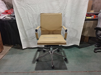 Chaise de direction de luxe, chaise de bureau en cuir ergonomique, chaise de bureau haut de gamme