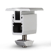 Pince solaire en aluminium anodisé modèle NCNF, vitesse du vent 60 m/s, charge de neige 1,4 KN/m² pour système de support au sol solaire, vente en gros