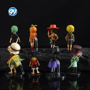 8Pcs One Pieced Figure Anime <span class=keywords><strong>Luffy</strong></span> Ace Sabo Zoro <span class=keywords><strong>Nami</strong></span> Robin Doll Toy Statue - Product Image 5