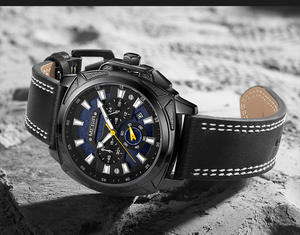 Reloj deportivo moderno para hombre, cronógrafo multifuncional con movimiento de cuarzo, reloj informal de negocios - Product Image 2