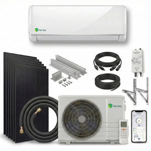 24000 Btu <b>Plug</b>-n-<b>Cool</b> Hybrid Solar Mini-Split Heat Pump US AC/DC Cell Air Conditioner Car Household Use Do-It-Yourself Install - Product Image 1