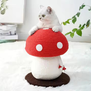 Homeberet terbaik penjual jamur kucing bingkai memanjat mainan kucing Sisal panas dalam kemasan karton - Product Image 3