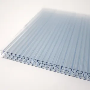 聚碳酸酯棚透明塑料板1/4聚碳酸酯蜂窝板温室