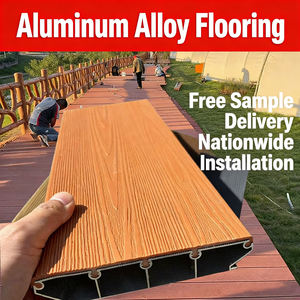 Planche de sol en alliage d'aluminium ignifuge A2, légère et résistante aux intempéries pour terrasse de balcon - Product Image 2