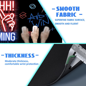 Low Price Support Custom Logo and Pattern Non-Slip Back Mouse <strong>Pad</strong> Precision Edging Rectangular Gaming Mouse <strong>Pad</strong> - Product Image 3