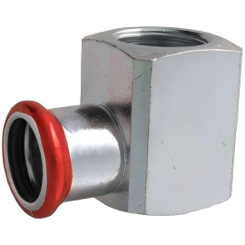 <span class=keywords><strong>Coude</strong></span> à 90 degrés fileté en acier au carbone Q235 EN10305-3, galvanisé, populaire en Chine - Product Image 2