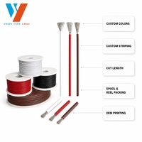 Kabel Elektronik UL1007 300V 80C Tembaga Berlapis Timah Isolasi PVC 18 20 22 24 AWG untuk Lampu LED dan Peralatan Rumah Tangga