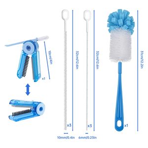 Kit de nettoyage de brosses pour bouteilles Stanley, brosses à paille extra longues avec brosse de nettoyage de bouchon 4-en-1 pour Owala / Yeti - Product Image 2
