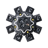 Projecteur LED RGBW à huit bras avec contrôle DMX512 pour parcs à thème - Puissance et flexibilité multidimensionnelles