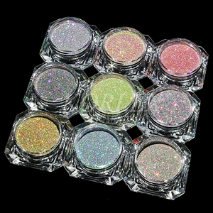 <span class=keywords><strong>Glitter</strong></span> Kuku Titanium Berkilau, Resin Reflektif, Serpihan Pigmen Gula Mengkilap, Pigmen Anorganik Berpigmen Tinggi - Product Image 4