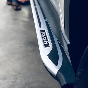 JOESHIER Luxury & Off-Road Aluminum Alloy <b>Pedal</b> Type <b>Car</b> Side Steps & Running Board for RUSH 2018-2021 Decoration Protection - Product Image 4