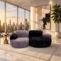 Ensemble de canapés modulaires en velours, rembourrés en mousse, inclinables, revêtement en tissu, en forme de L, pour salon, appartement, hôtel, école