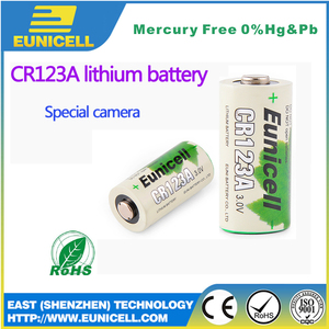 Batterie au lithium 3 volts <span class=keywords><strong>Cr</strong></span> <span class=keywords><strong>123A</strong></span> Limno2 Cr123A Cr17345 1500Mah 1700mAh - Product Image 1
